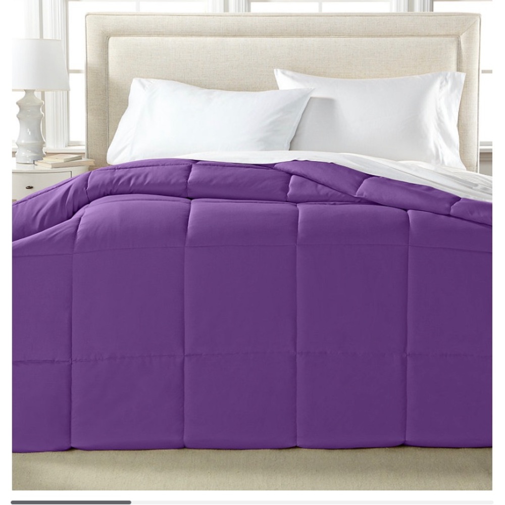 Royal Luxe Microfiber Purple King Comforter